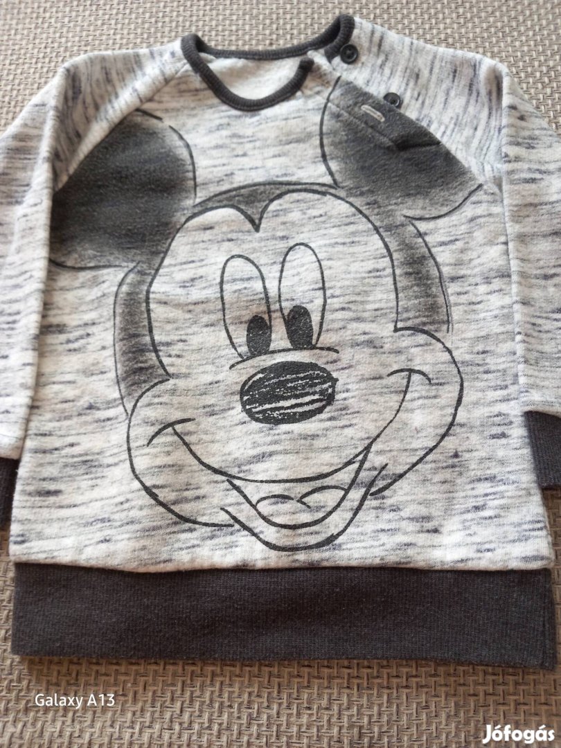 Mickey egeres pulcsi 80-86 cm