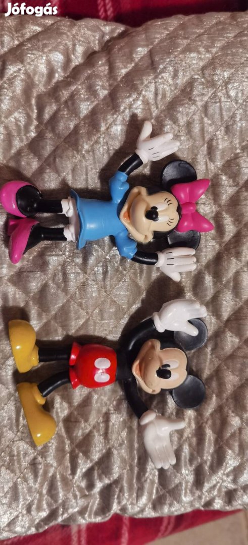 Mickey és Minnie figura pár gyűjteményből hibátlan állapotú 1950 évek 