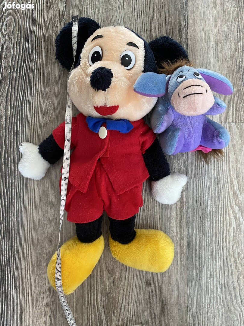 Mickey és füles plüssök 40 cm