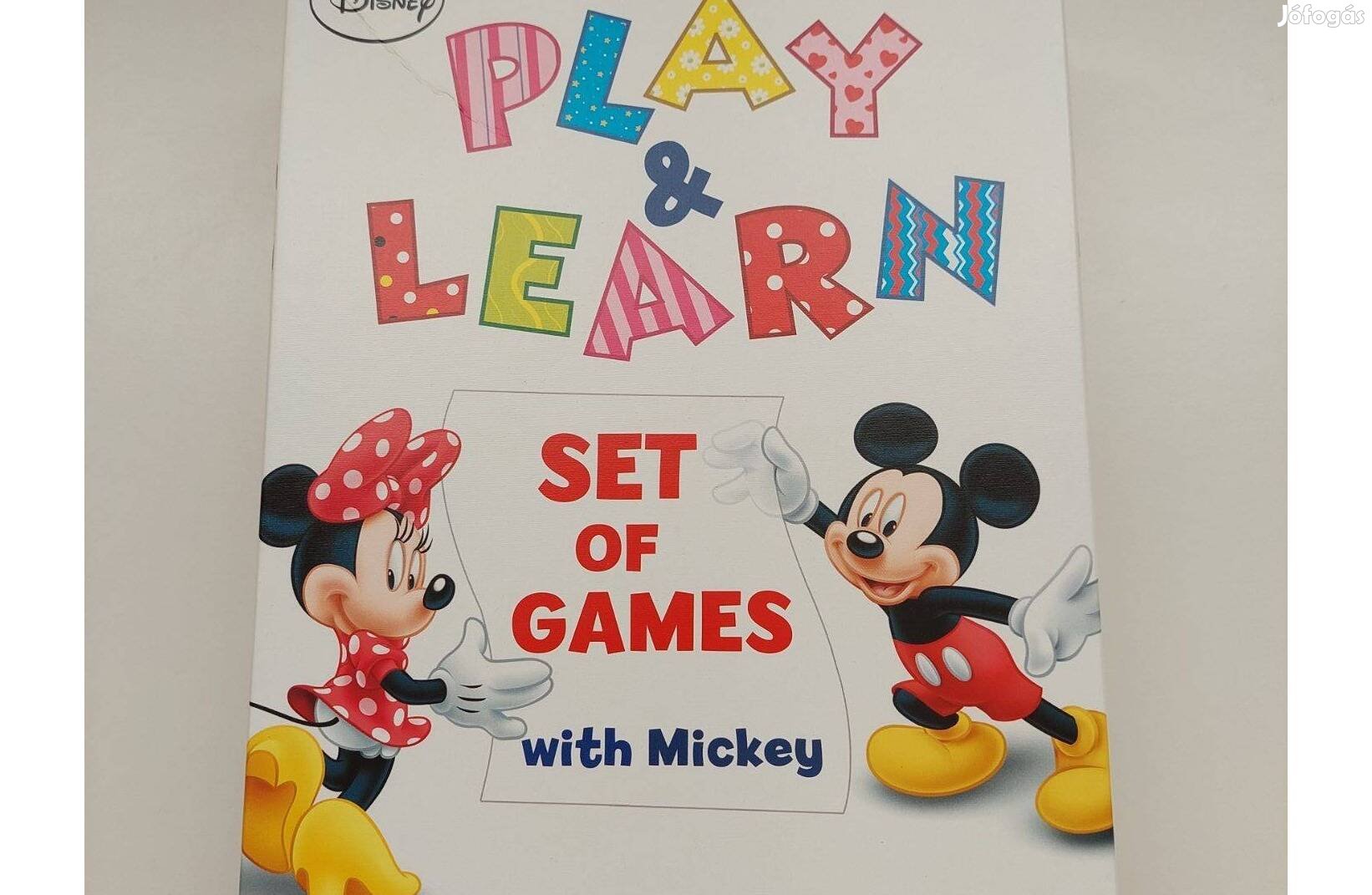 Mickey gyere és tanulj társasjáték