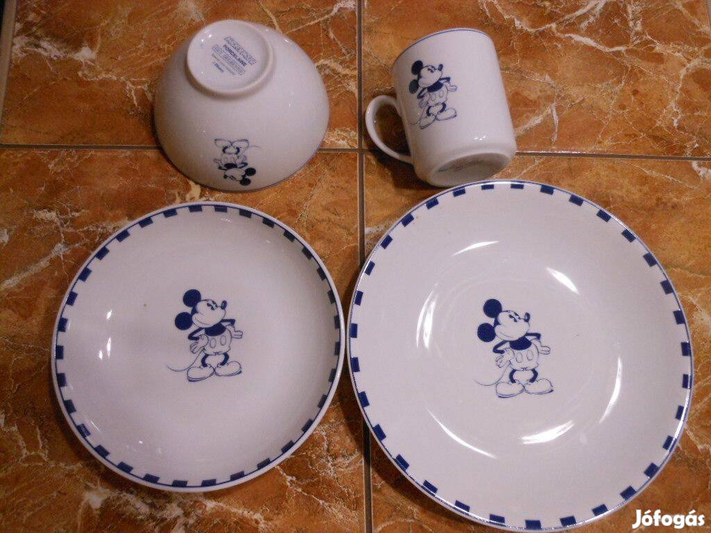 Mickey mouse új gay degrenne olasz porcelán kislegénynek szett