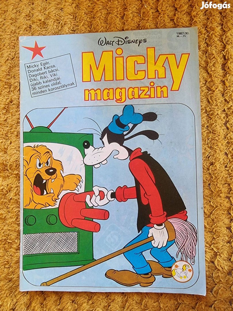 Micky magazin 1987/11 képregény