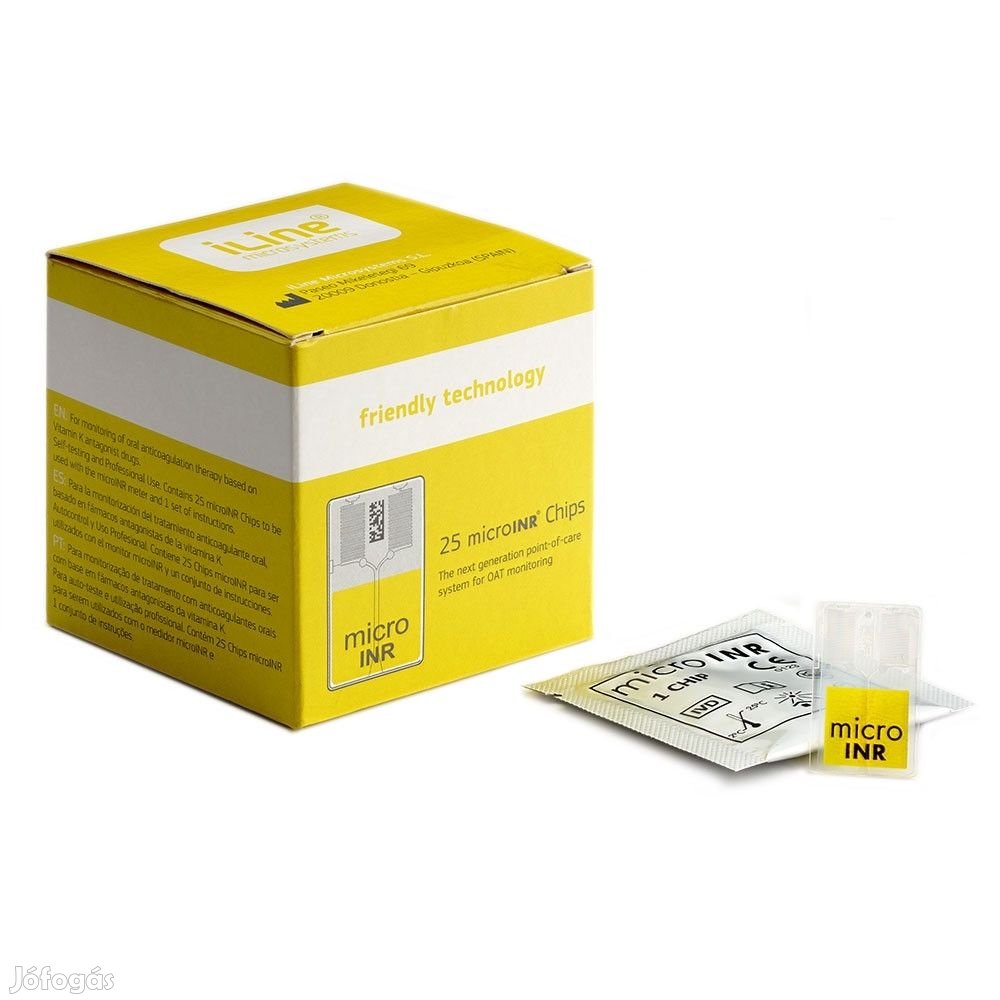 MicroINR véralvadásmérő (INR mérő)-höz chip 25 db (5384)