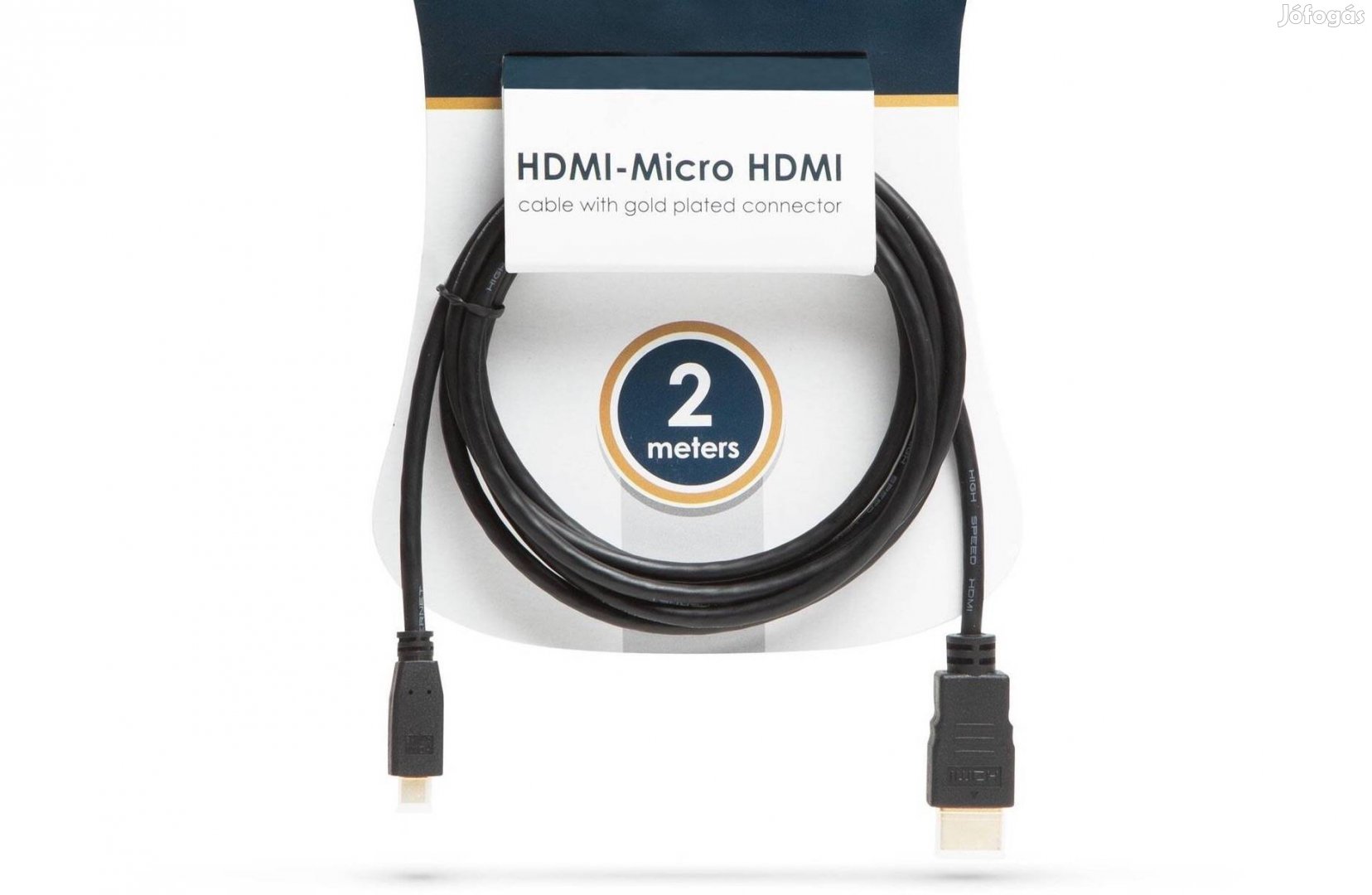 Micro HDMI kábel 2.0 méter / HDMI dugó - micro HDMI dugó