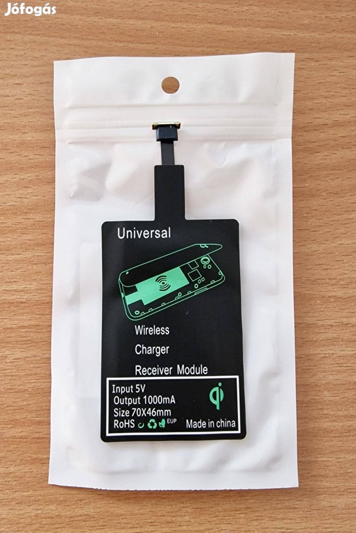 Micro USB vezeték nélküli töltő adapter, Qi töltő