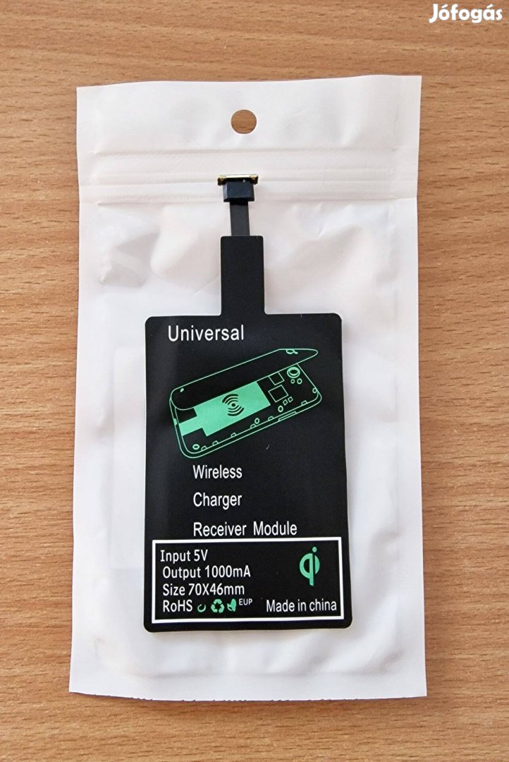 Micro USB vezeték nélküli töltő adapter, Qi töltő