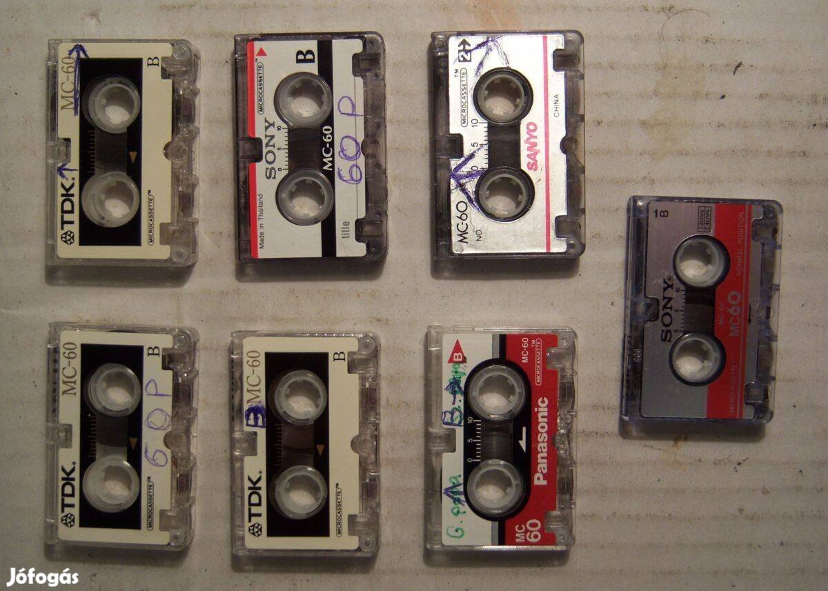 Microcassette (Ver.2) 7db MC-60 (teszteletlen) ár.-/db