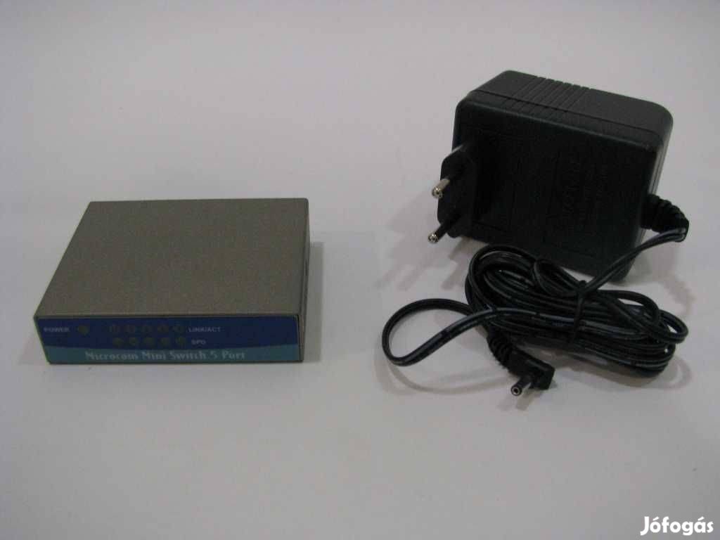 Microcom 5 portos 100Mb mini switch