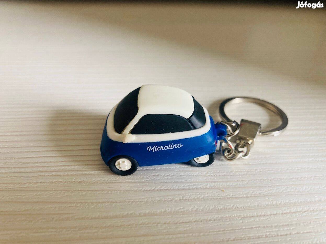 Microlino miniautó kulcstartó