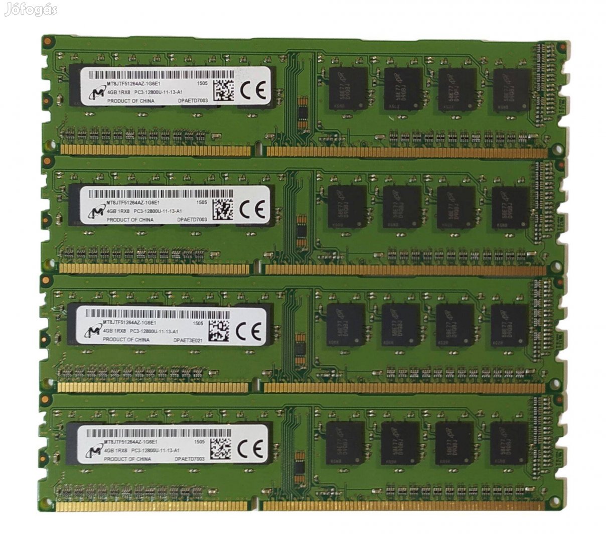 Micron 16GB (4x4GB) DDR3 1600MHz memória