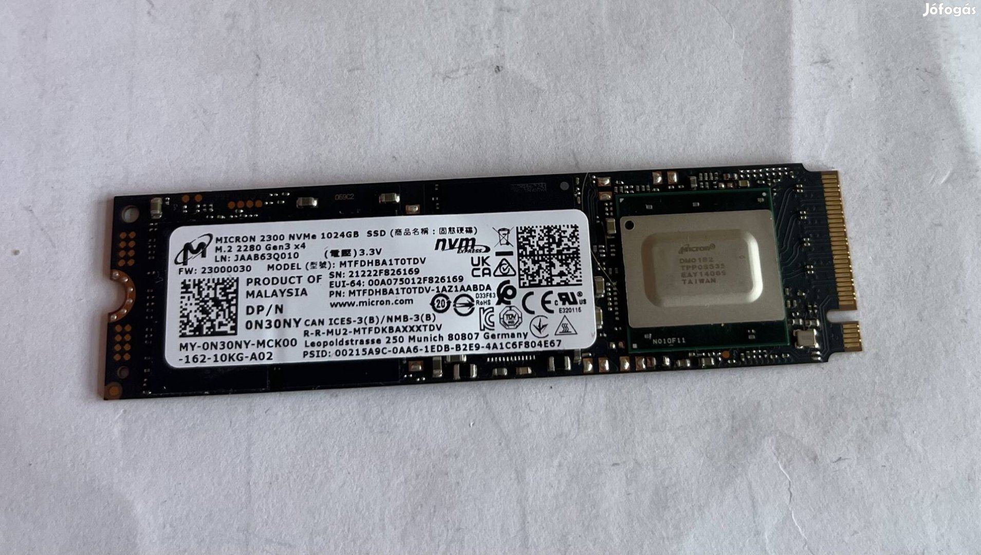 Micron 2300 1TB M.2 nvme SSD