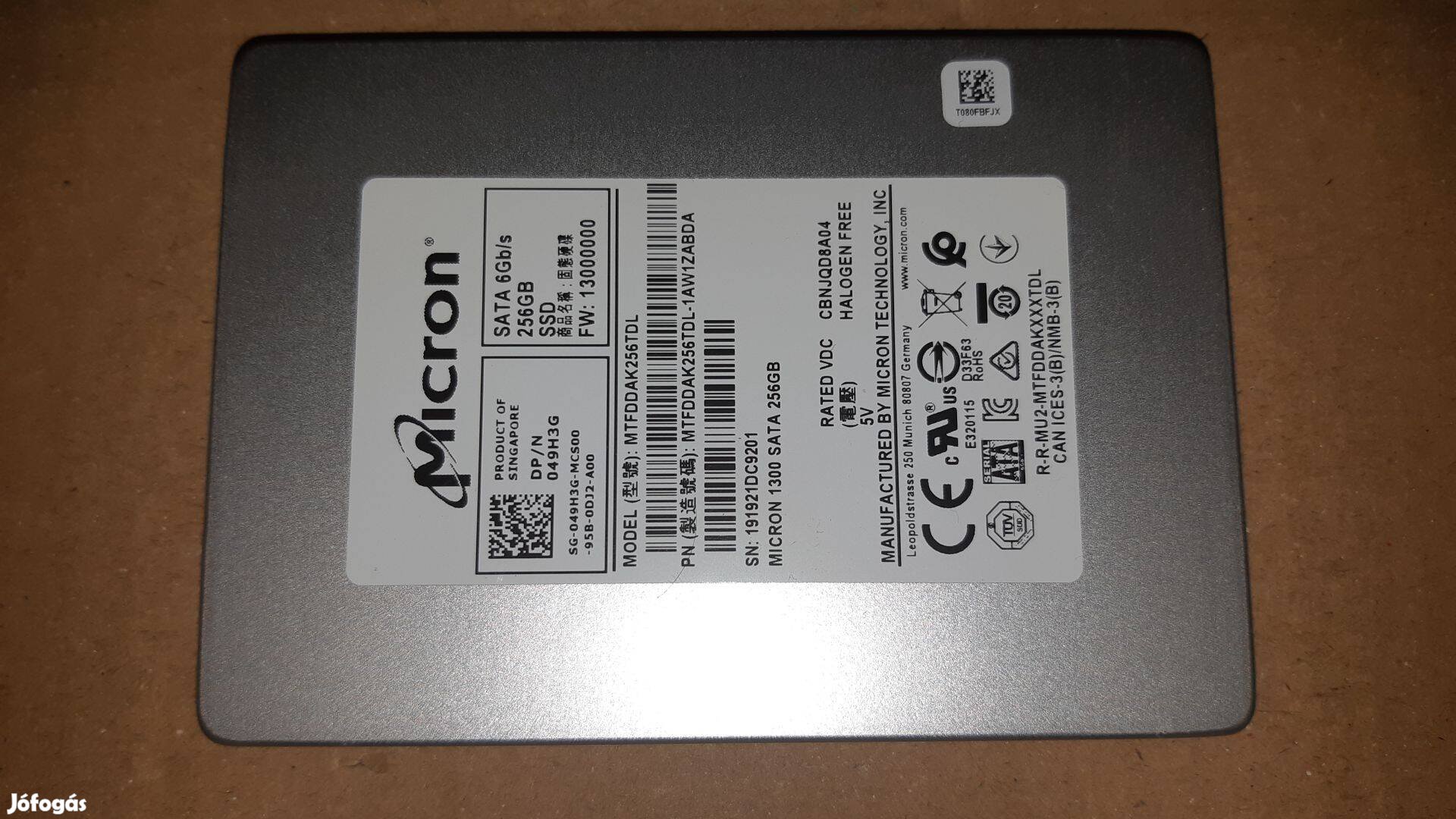 Micron 256GB SSD