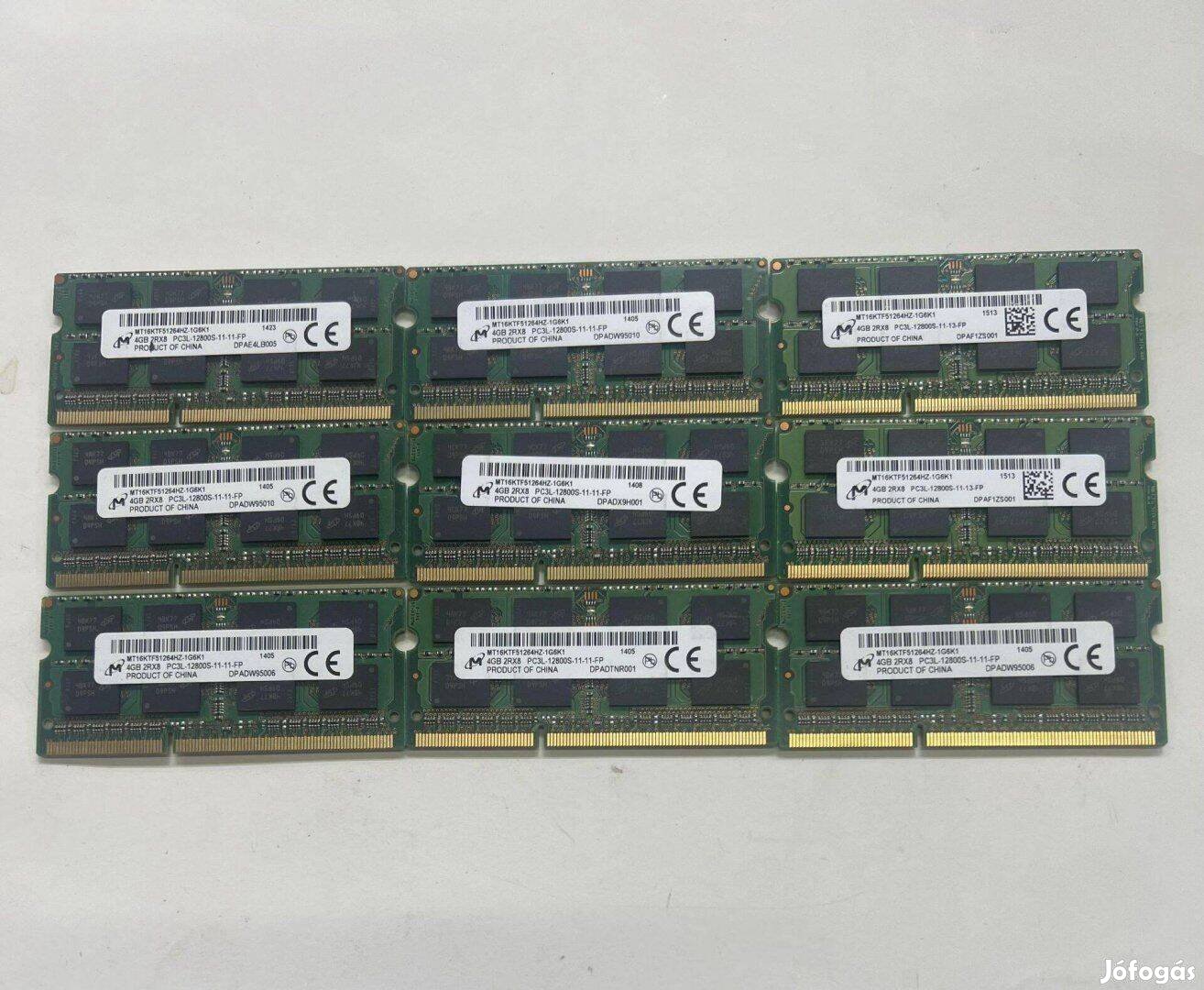 Micron 4GB DDR3 1600MHz 1866mhz pc3l-12800s laptop