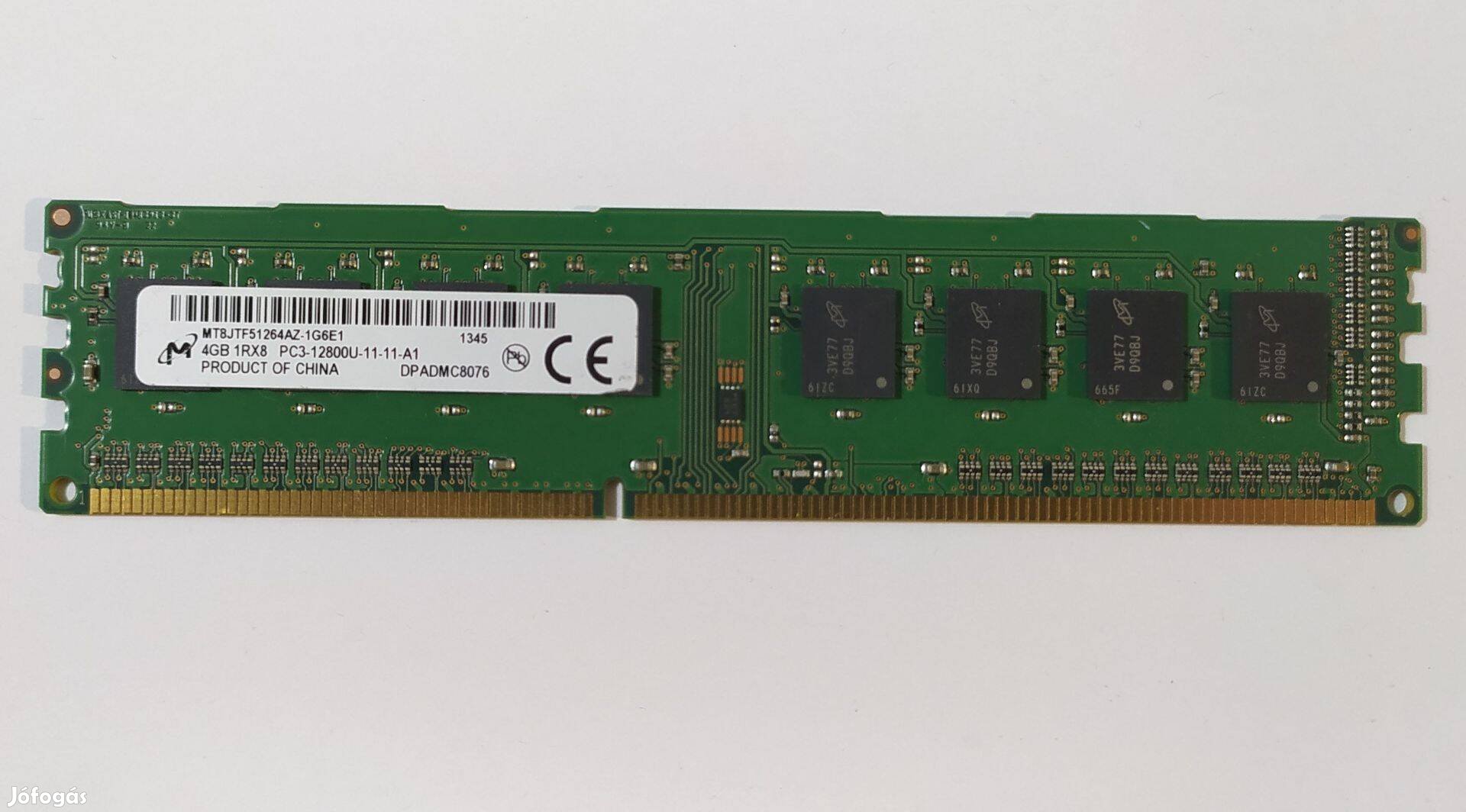 Micron 4GB DDR3 1600MHz memória