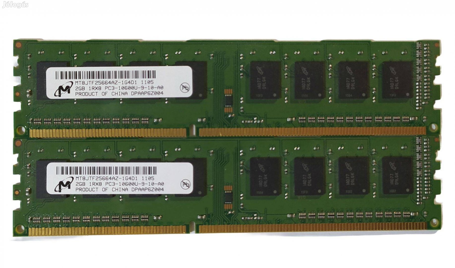 Micron 4GB (2x2GB) DDR3 1333MHz cl9 memória