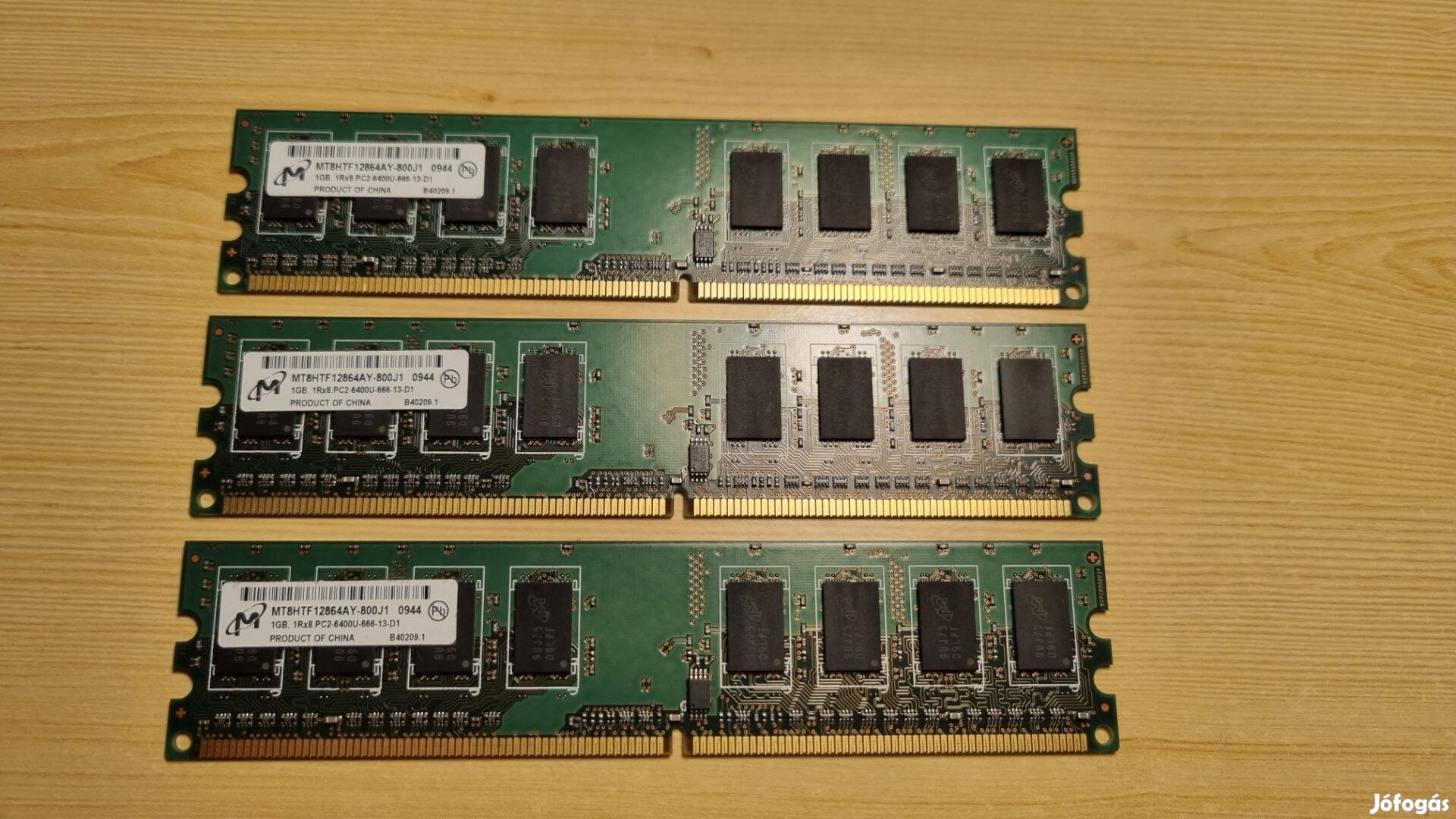 Micron DDR2 1GB RAM, memória