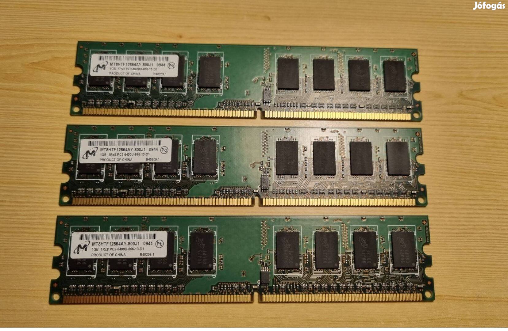 Micron DDR2 1GB RAM, memória