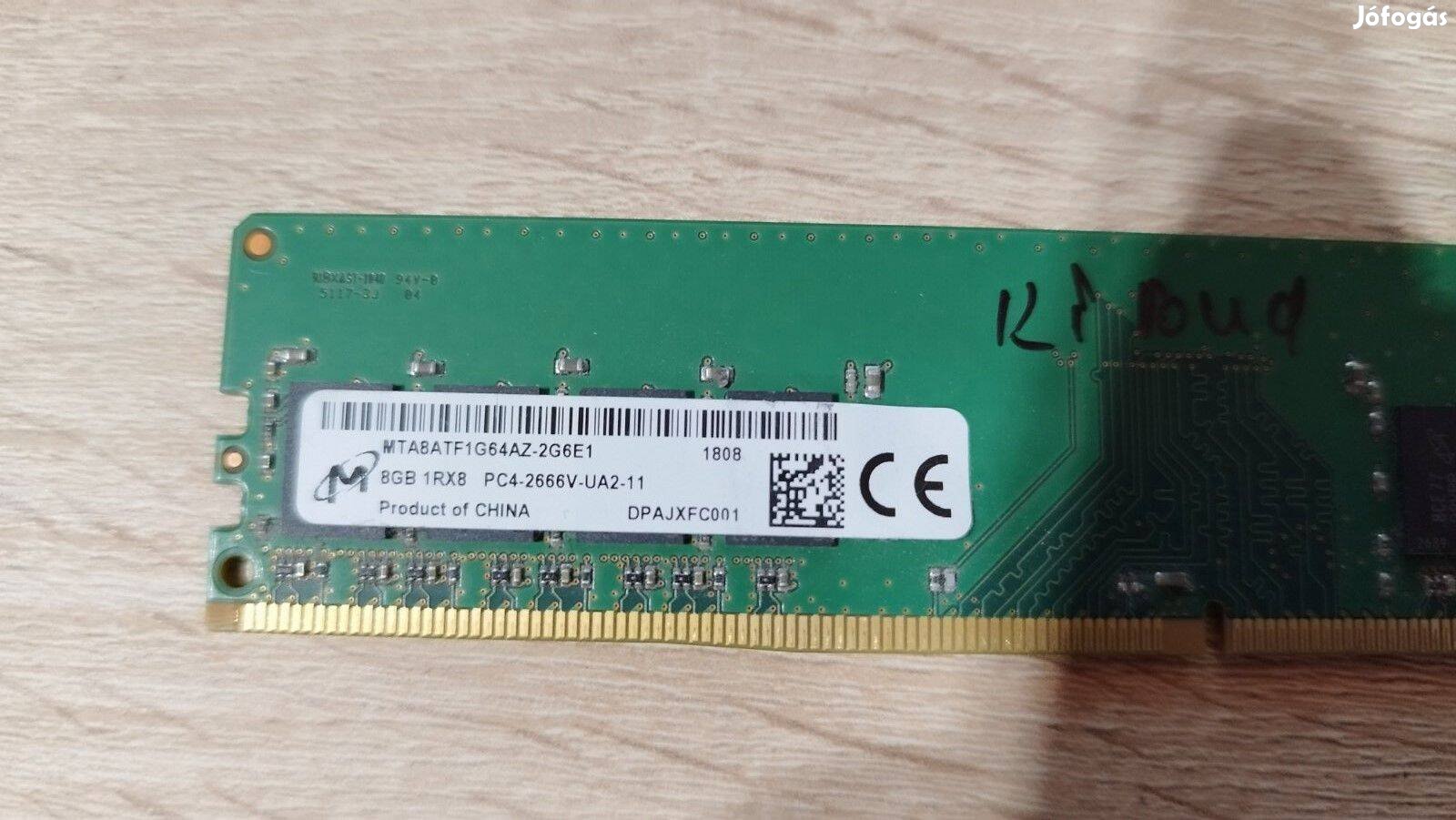 Micron MTA8ATF1G64Az-2G6E1 8GB DDR4 memória