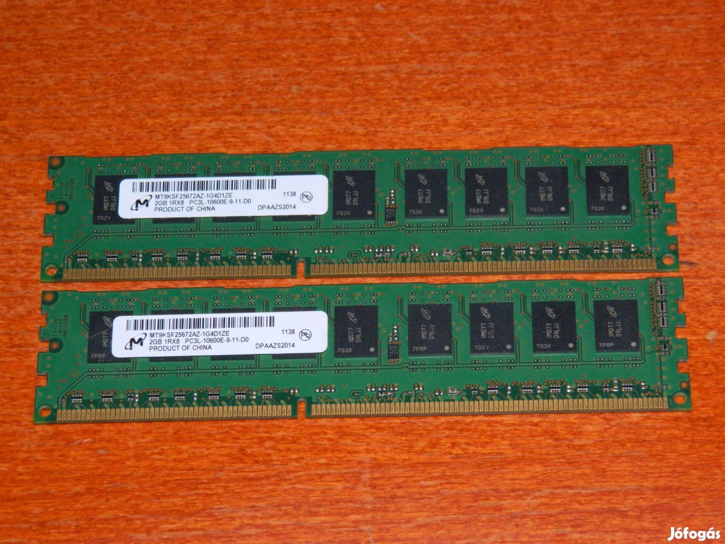 Micron Szerver RAM Memória 2x2 GB DDR3