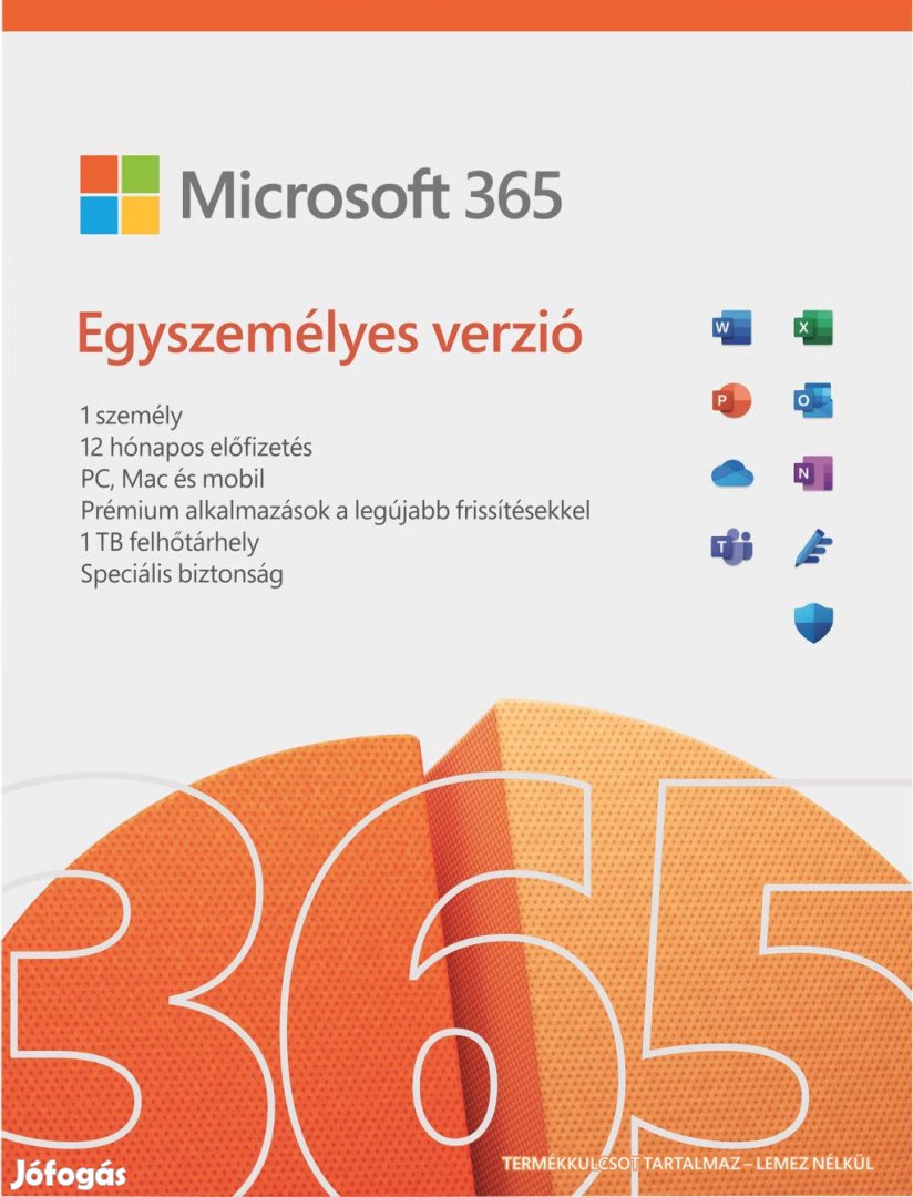 Microsoft 365 egyszemélyes verzió