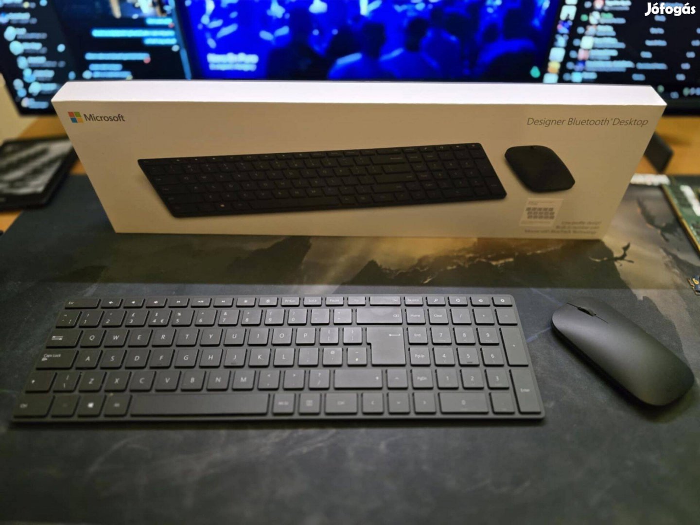 Microsoft Designer Bluetooth Desktop ENG fekete billentyűzet