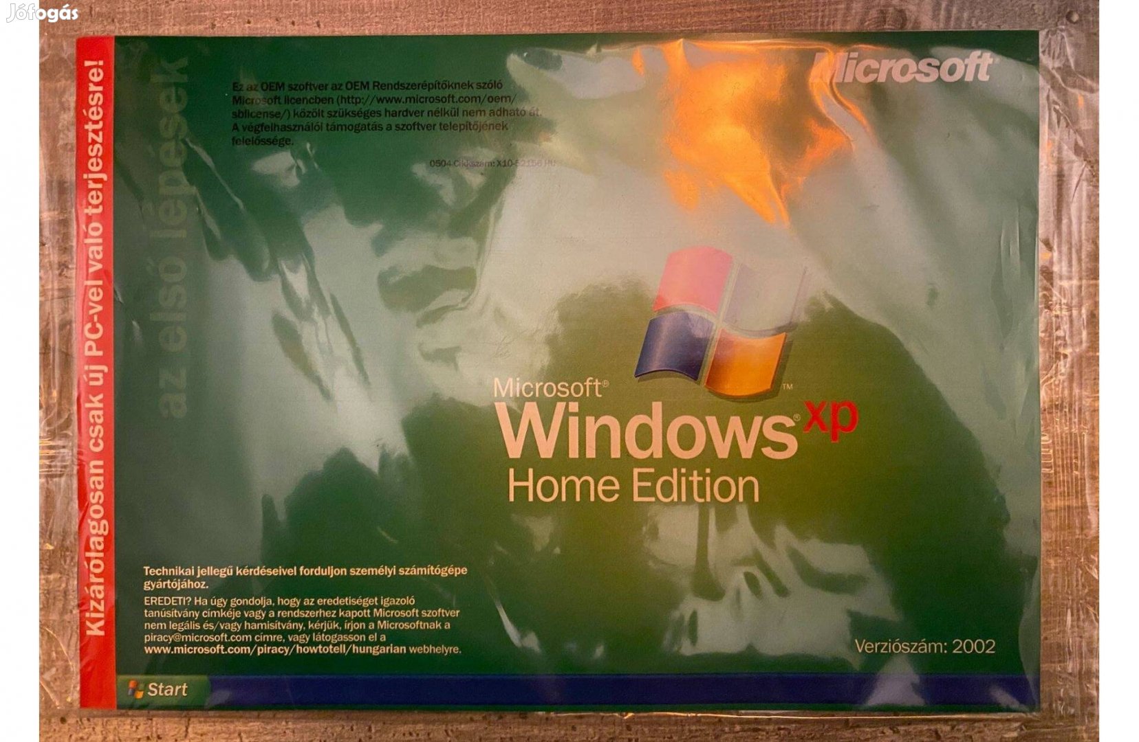 Microsoft Windows XP Home telepítő