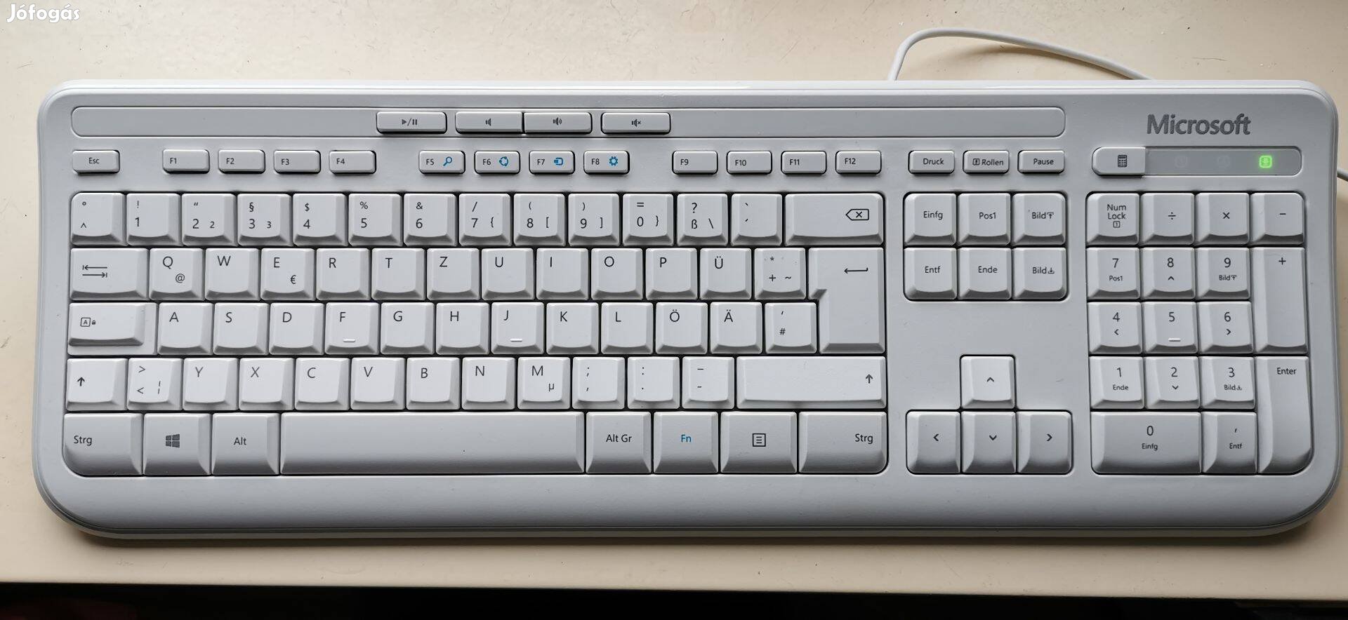 Microsoft Wired Keyboard 600 német billentyűzet usb