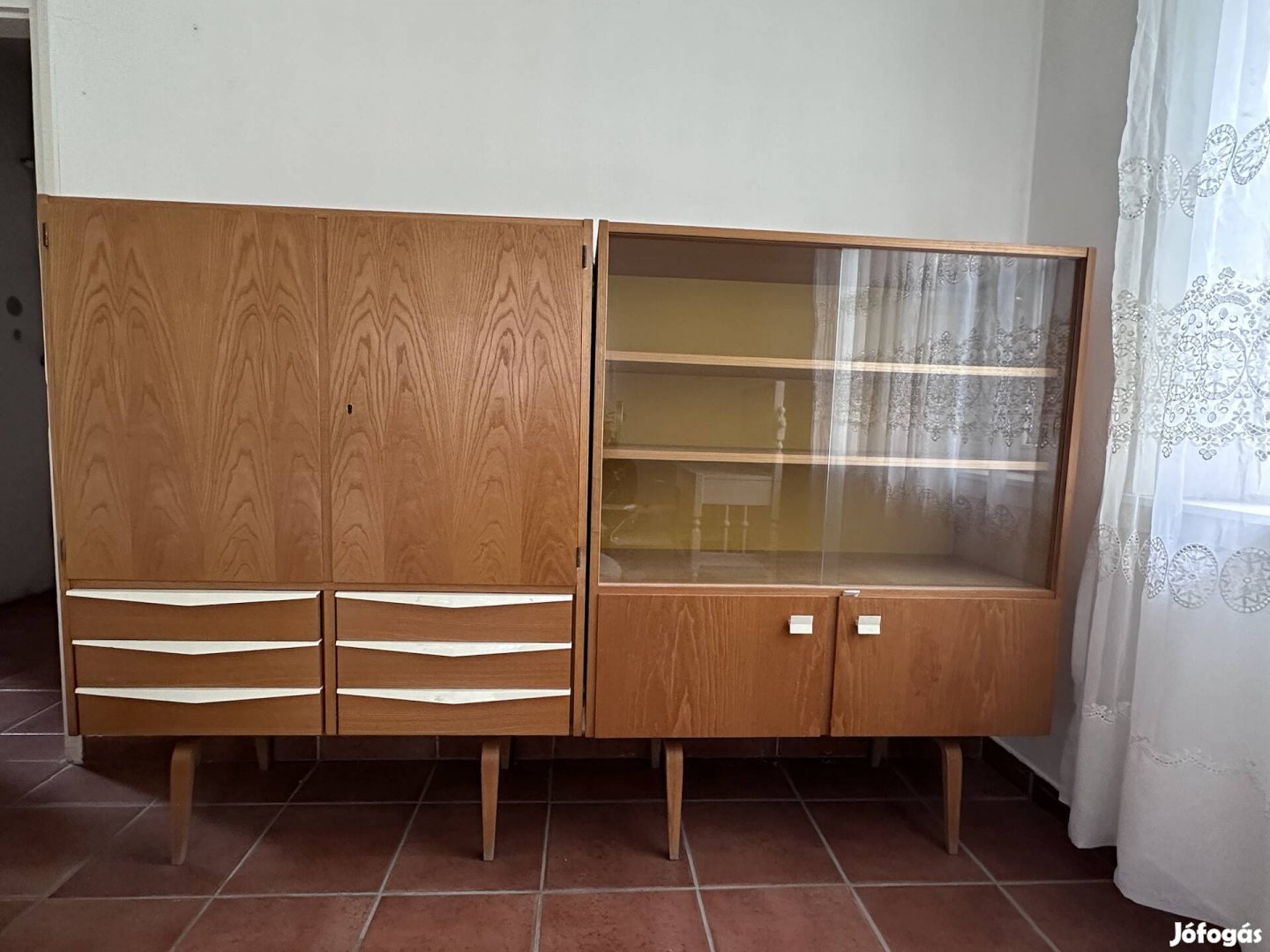 Mid- century Highboard szekrénysor Franz Ehrlich