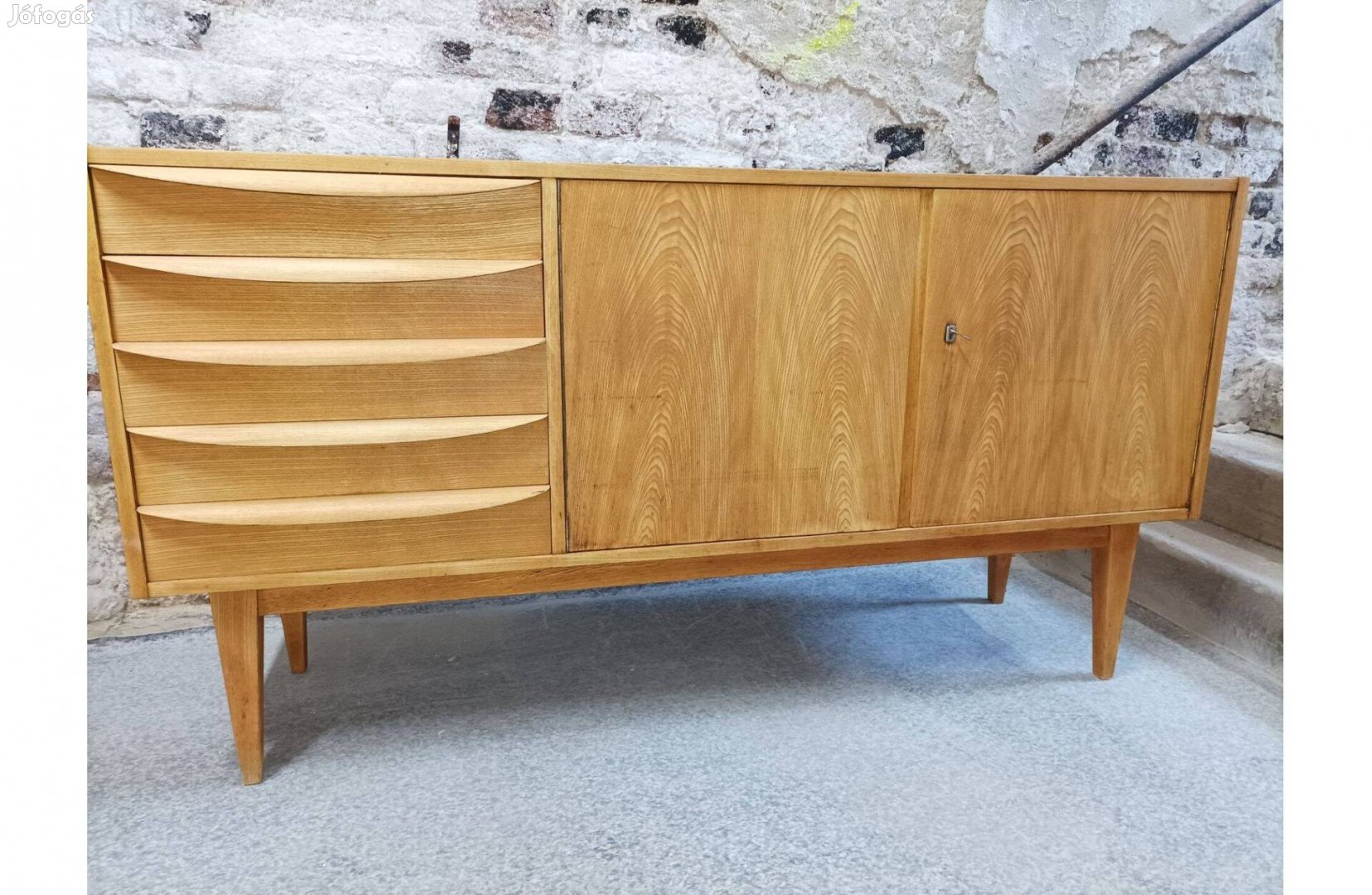 Mid century sideboard, tálaló, Franz Ehrlich 602 K