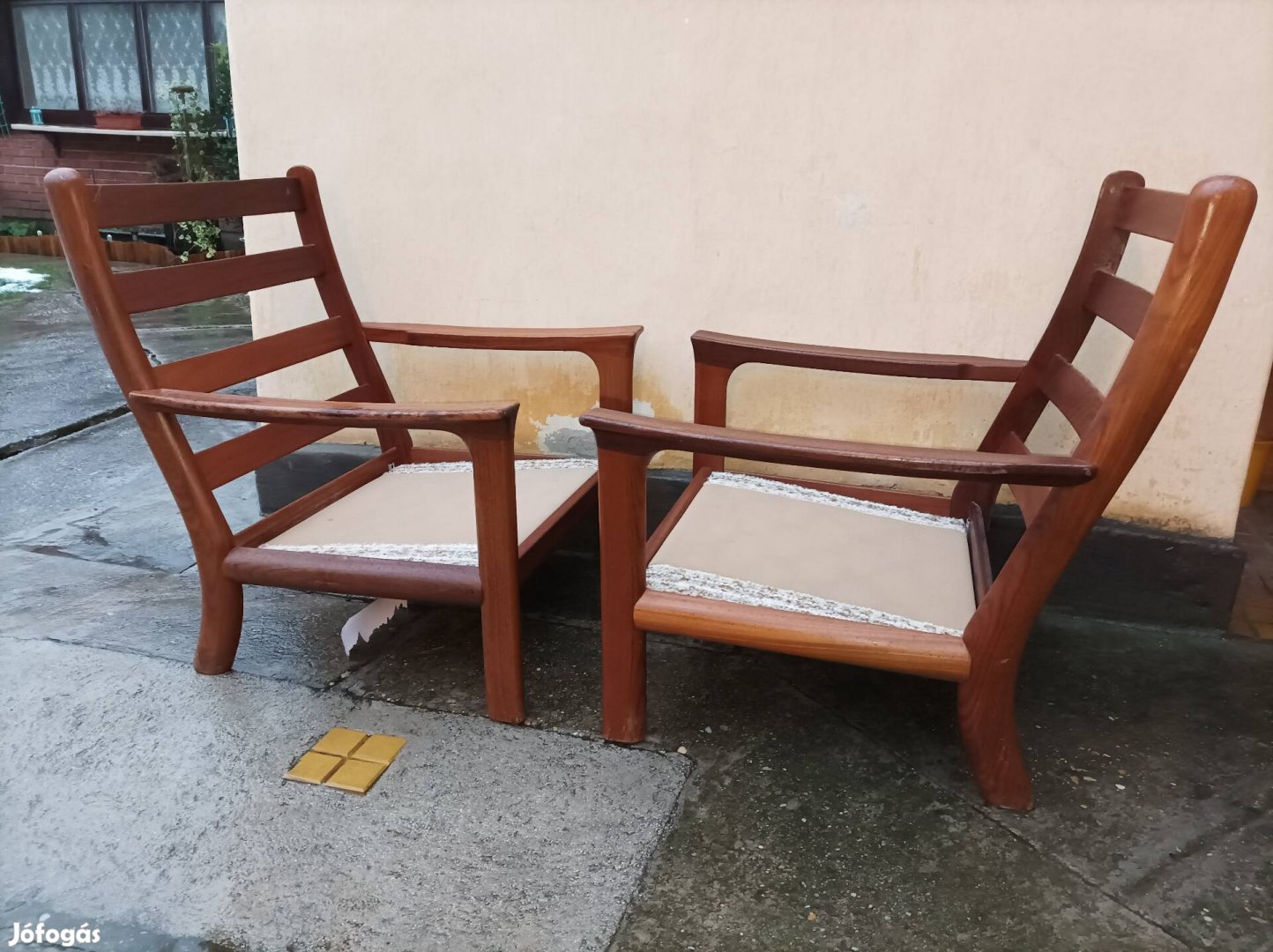 Mid century skandináv design fotel pár 