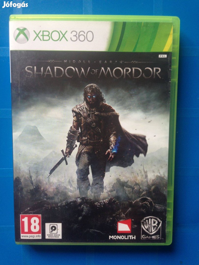 Middle Earth Shadow OF Mordor eredeti xbox360 játék eladó-csere