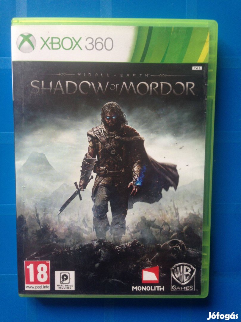 Middle Earth Shadow OF Mordor eredeti xbox360 játék eladó-csere