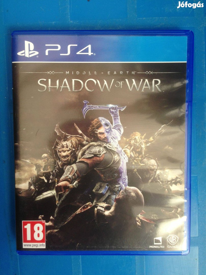 Middle Earth Shadow OF WAR ps4-PS5 játék eladó-csere "