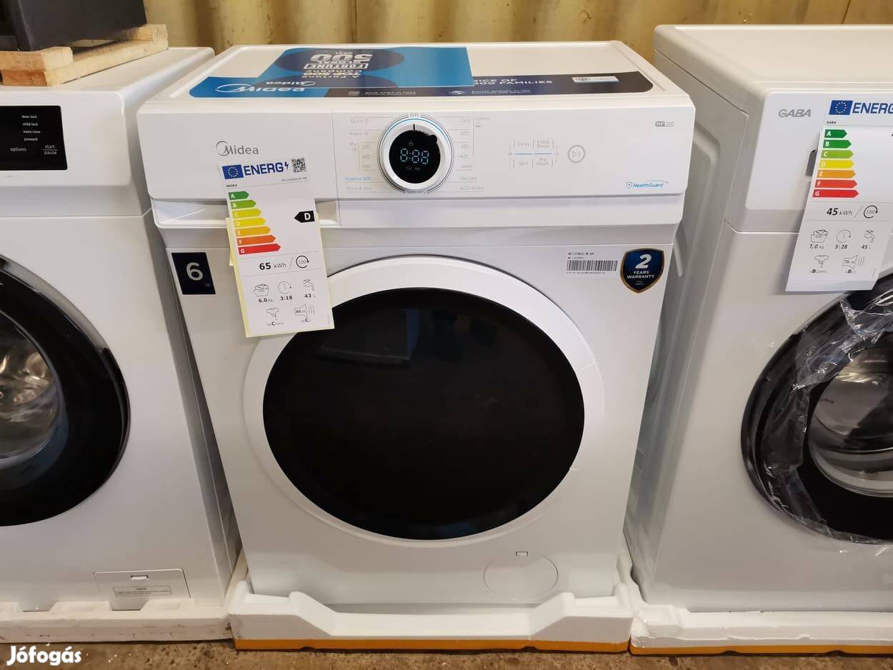 Midea 6 kg mosógép 5 év garanciával Áruhitelre is eladó