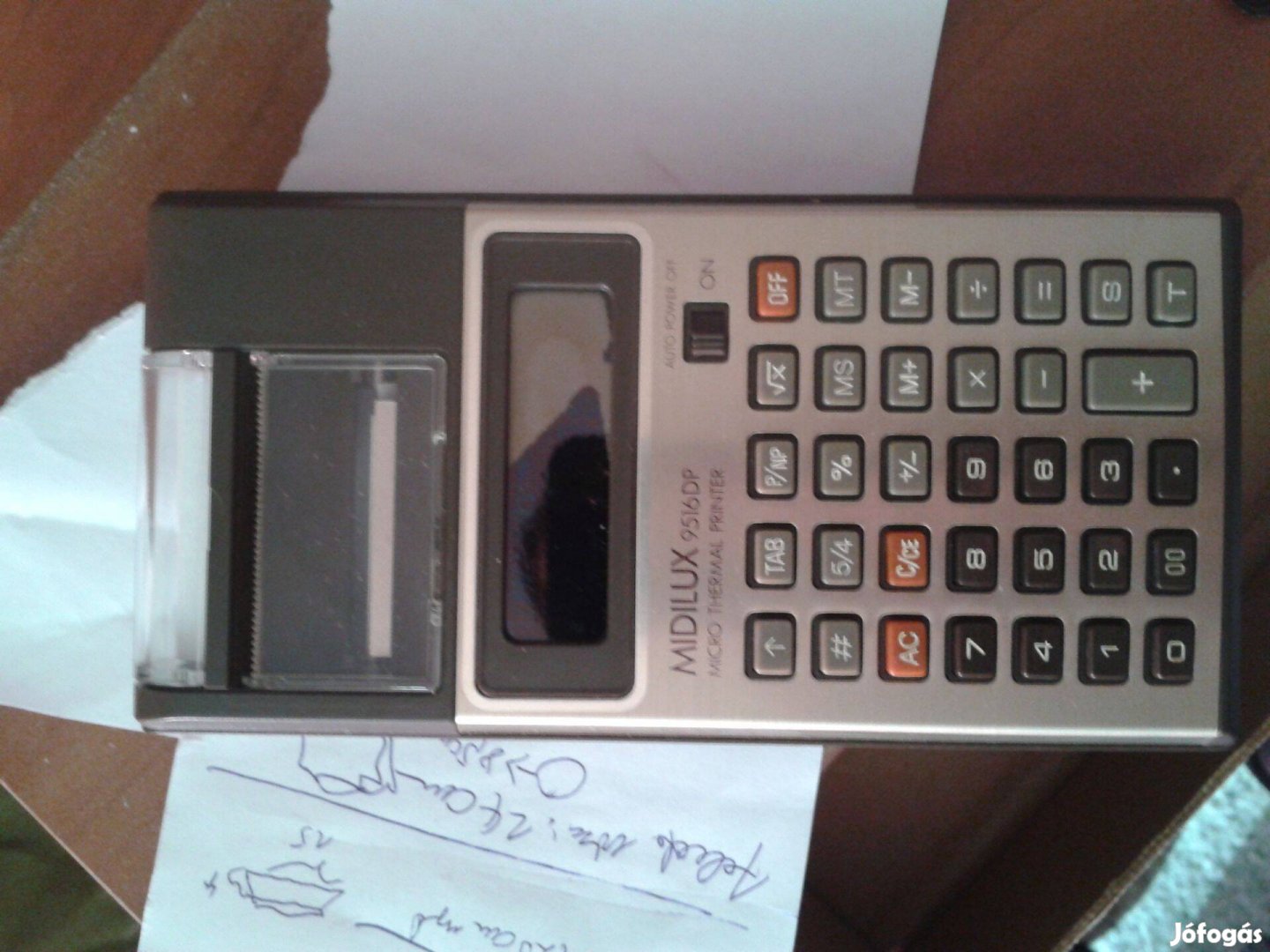 Midilux 9516DP szalagos számológép alkatrésznek eladó