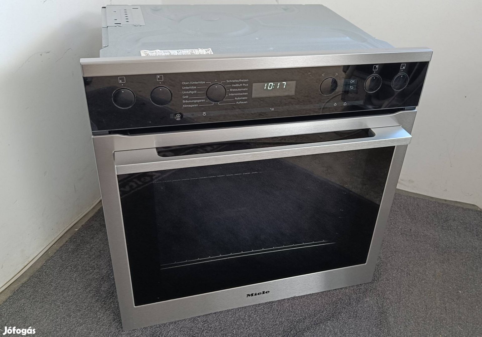 Miele H6166E beépíthető sütő gőzfunkcióval, gőzsütő