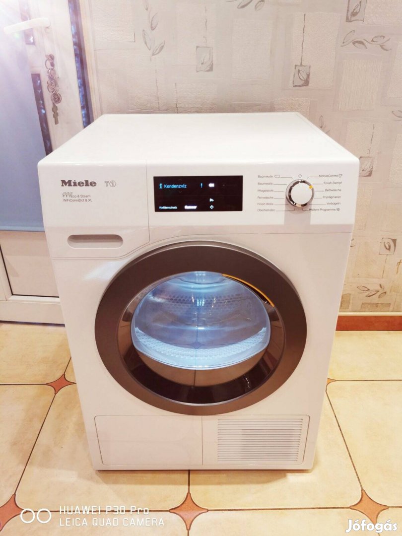 Miele T1 Eco TCL 790 WP Gőzölős Hőszivattyús Szárítógep. 9 kg.