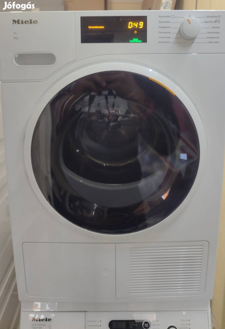 Miele T1 hőszivattyús szárítógép Wash2Dry&Mobilstart