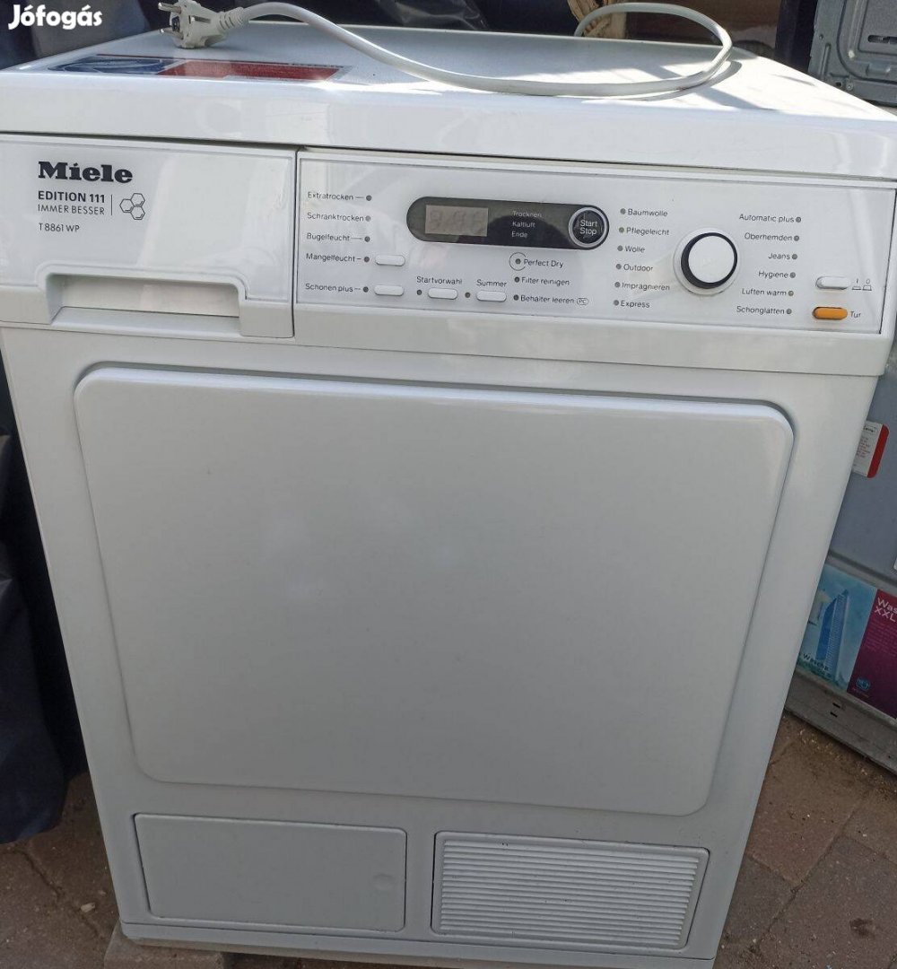 Miele T8861WP hőszivattyús szárítógép