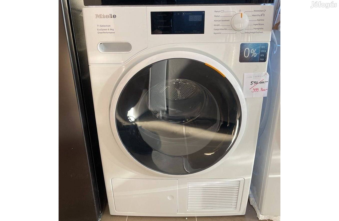 Miele TSF 763 WP Hőszivattyús szárítógép,8kg,Ecospeed,A+++(550e.helyet