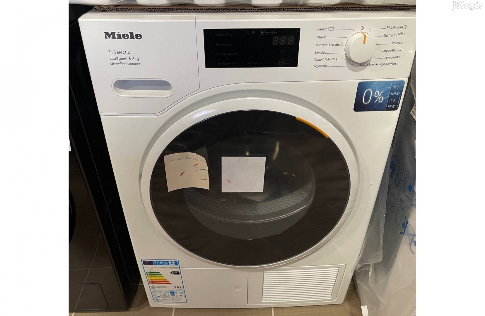 Miele TSF 763 WP Hőszivattyús szárítógép,8kg,Ecospeed,A+++(550e.helyet