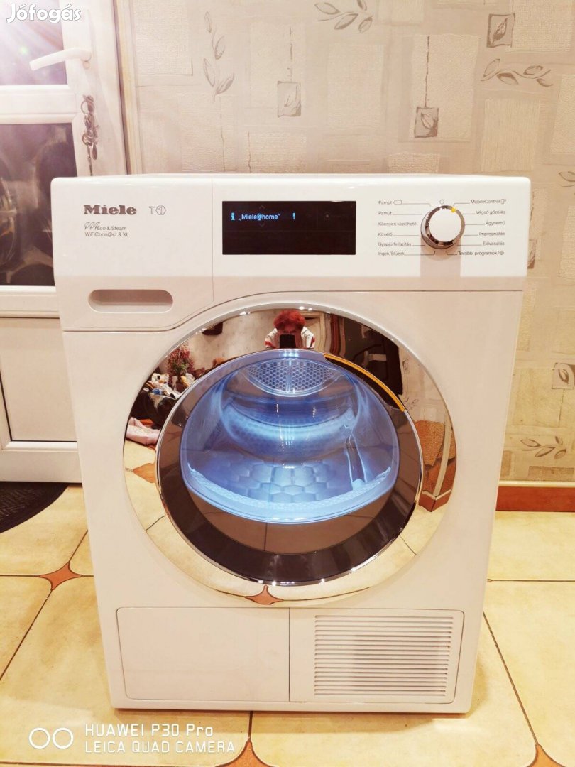 Miele Tcj 690 WP Gőzölős Hőszivattyús Szarítógep!Csak:745 üzemóraval! 