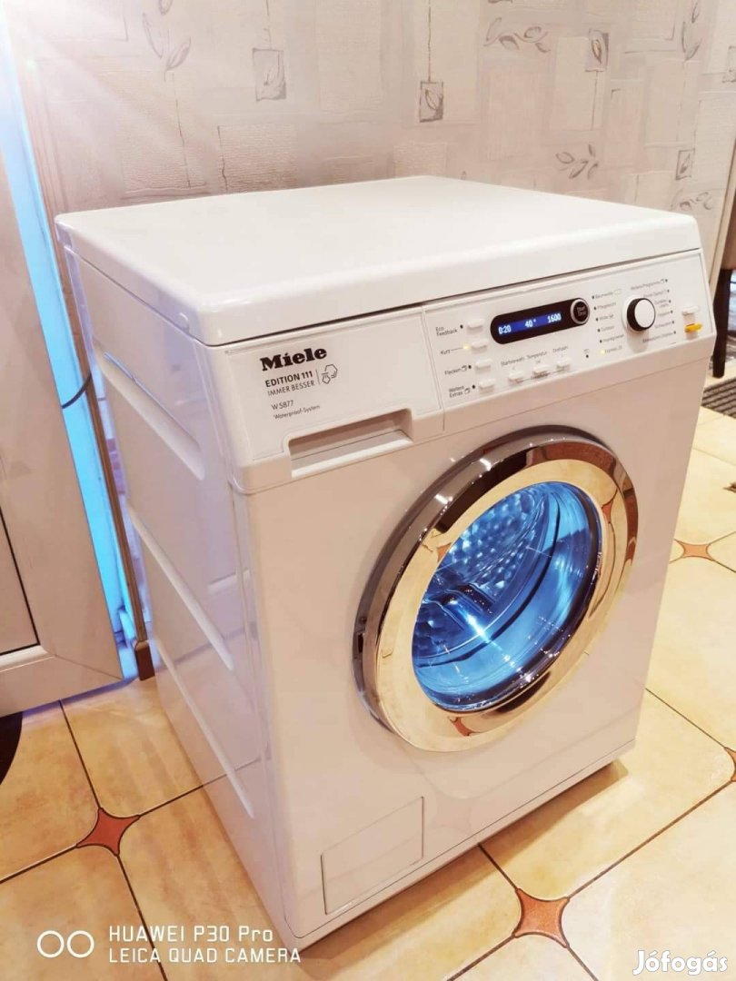 Miele W 5877 Edition 111 Immerbesser Waterproof System Gőzölős Mosógep