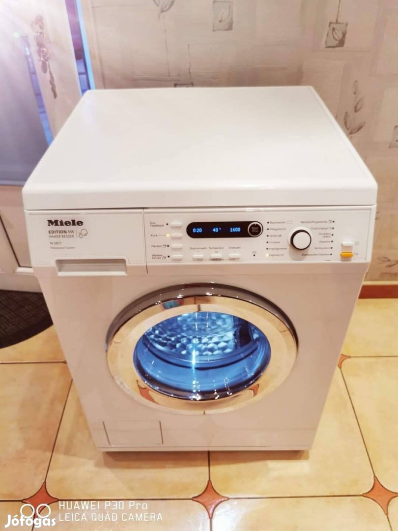 Miele W 5877 Edition 111 Immerbesser Waterproof System Mosógep.8 kg.