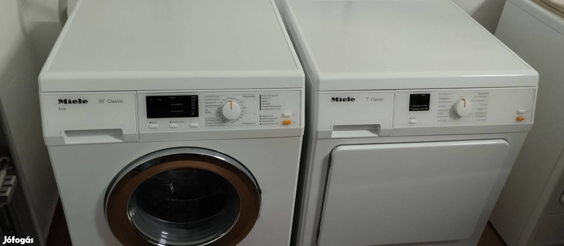 Miele W Classic& T Classic eladó