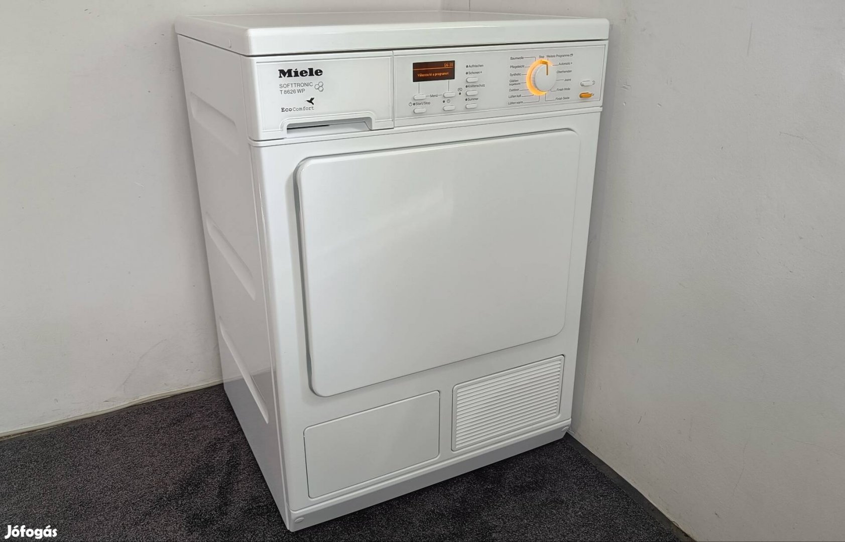 Miele szárítógép T 8626 WPS hőszivattyús rendszerű 