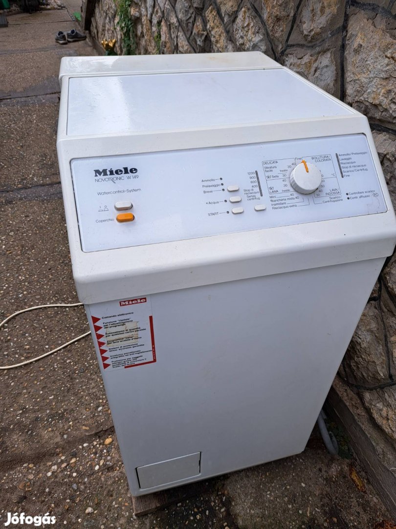 Miele w149 felúltóltós mosógép. 