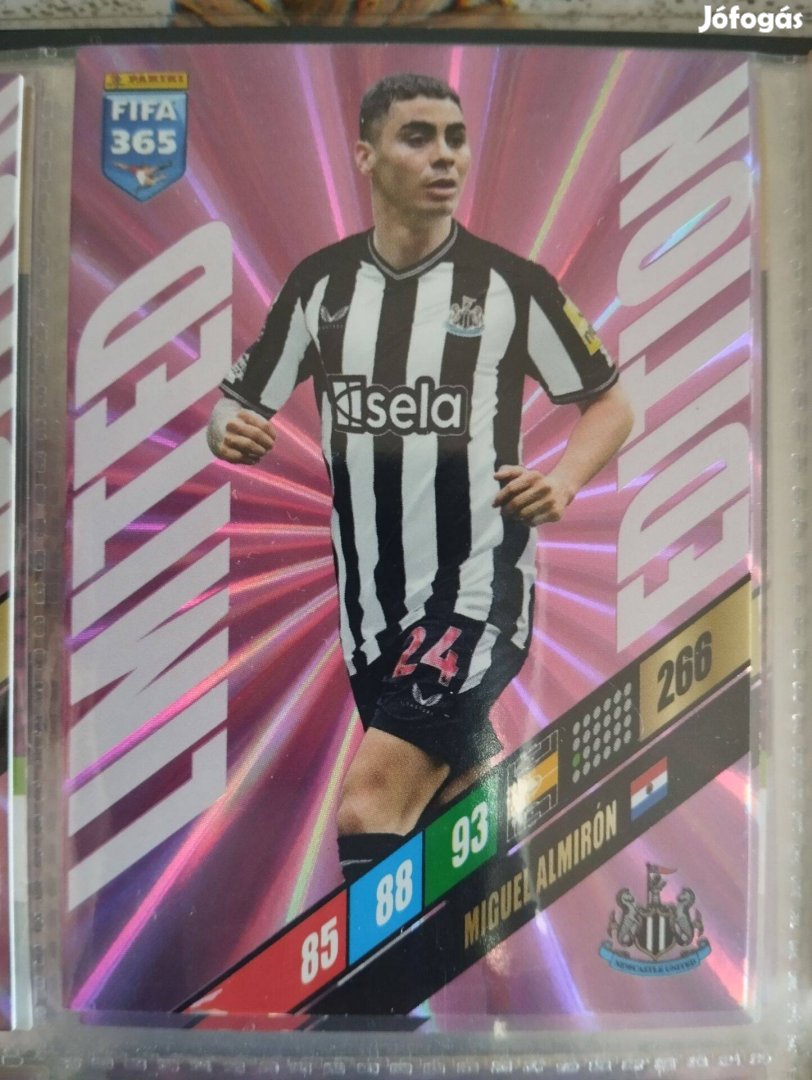 Miguel Almiron (Newcastle) FIFA 365 2024 Limited edition focis kártya