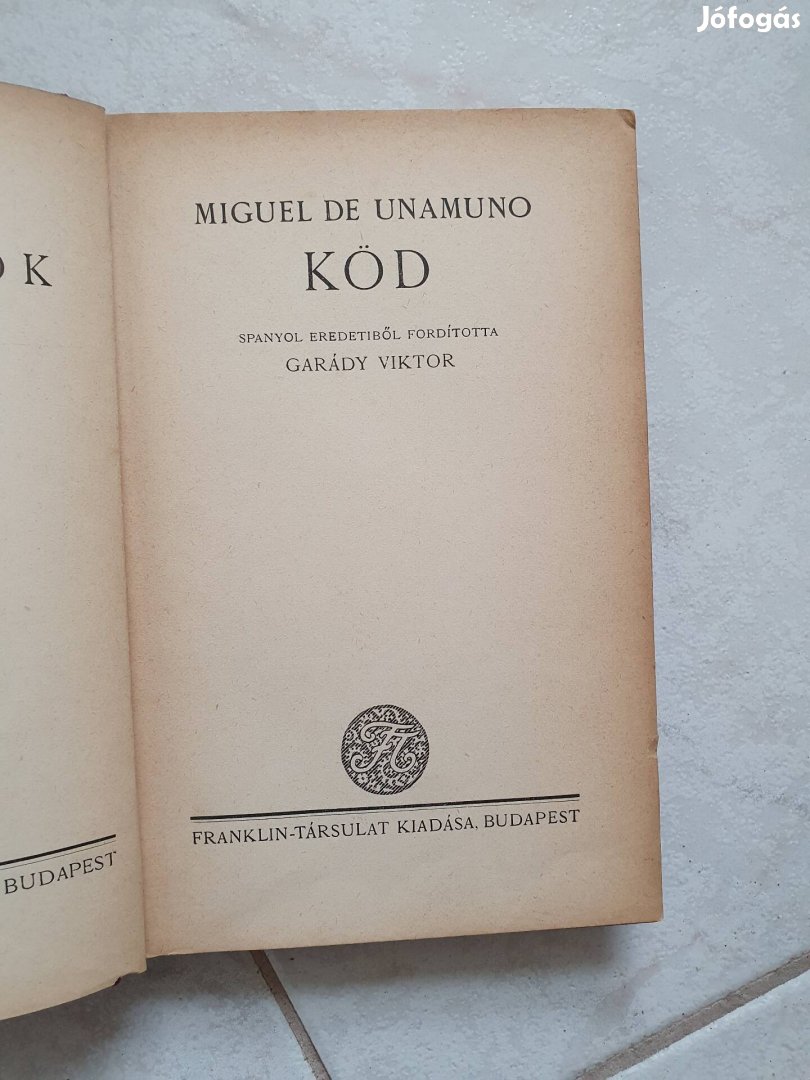 Miguel de Unamuno - Köd