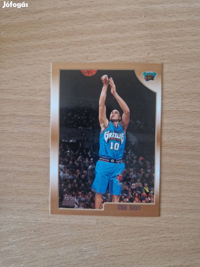 Mike Bibby Topps 1998-99 Rookie 196 kosaras kártya
